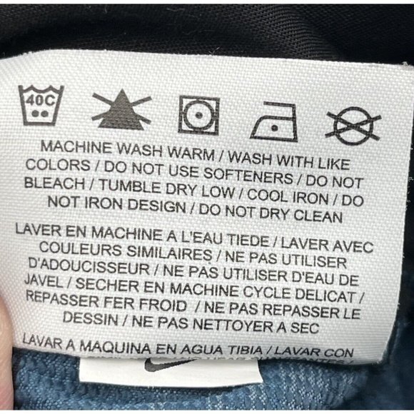 Nike Golf Mens Shorts Size 34 Dri Fit Mid Rise Blue Plaid Flat Front Casual - Picture 8 of 8